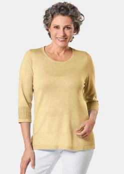 Gepflegter Ajour-Pullover mit femininen Durchbrüchen