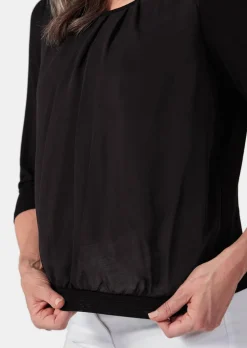 Gepflegtes Shirt in eleganter Blusen-Optik