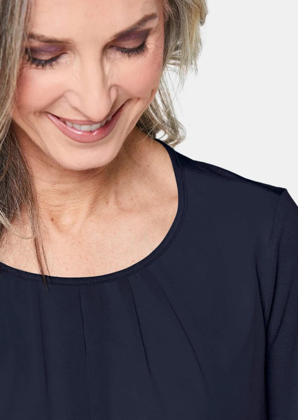 Gepflegtes Shirt in eleganter Blusen-Optik