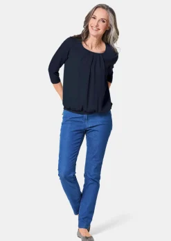Gepflegtes Shirt in eleganter Blusen-Optik