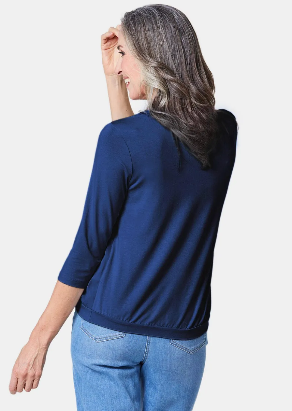 Gepflegtes Shirt in eleganter Blusen-Optik