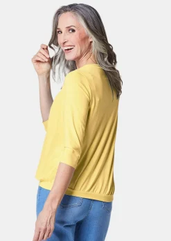 Gepflegtes Shirt in eleganter Blusen-Optik