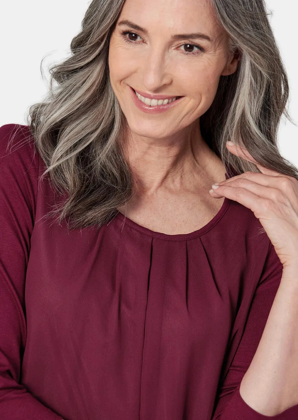 Gepflegtes Shirt in eleganter Blusen-Optik