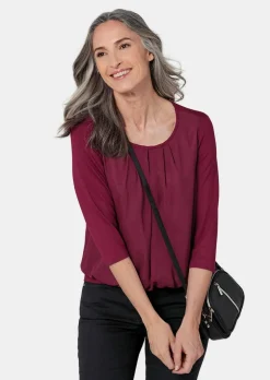 Gepflegtes Shirt in eleganter Blusen-Optik