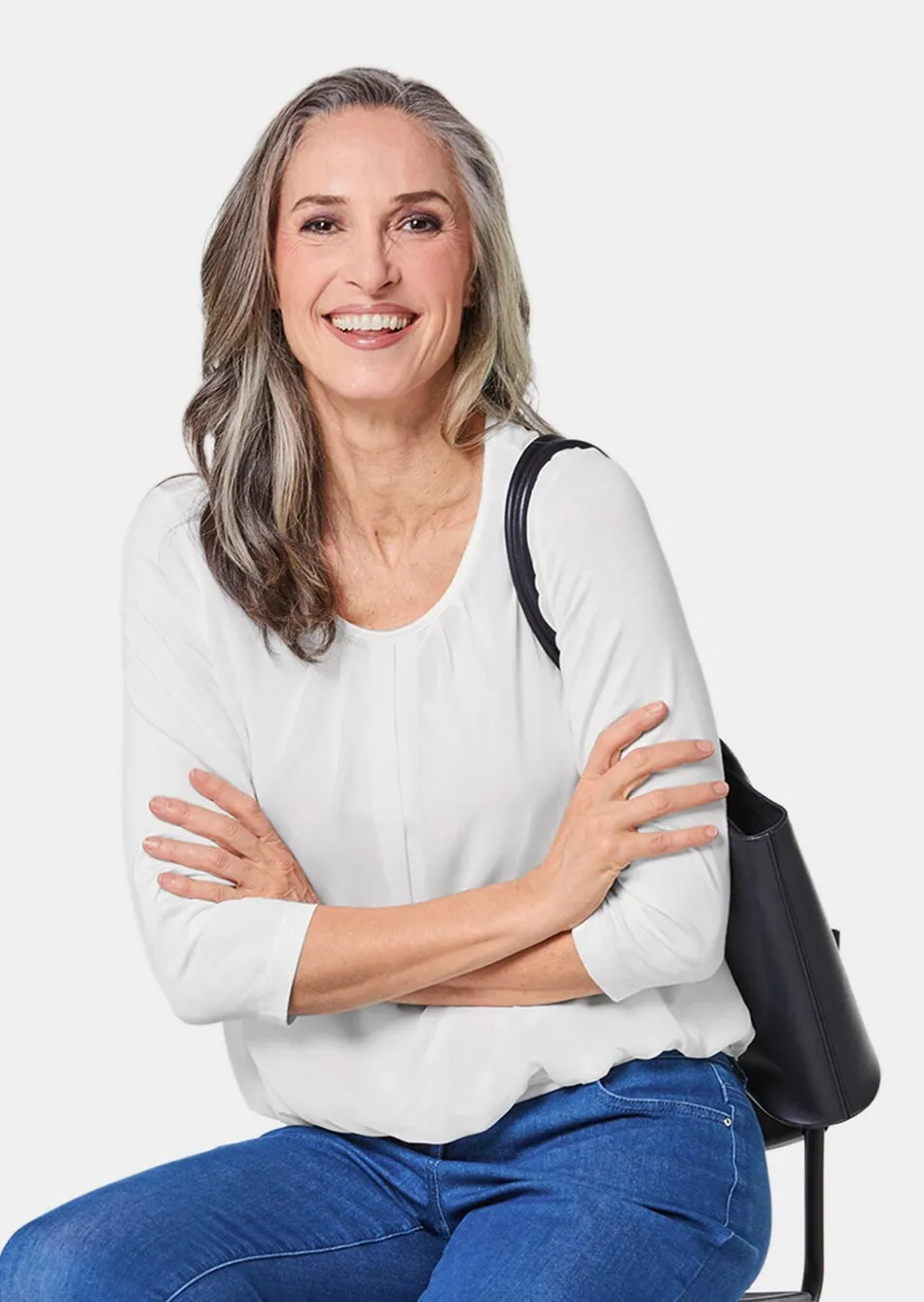 Gepflegtes Shirt in eleganter Blusen-Optik