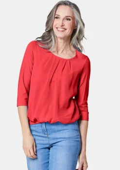 Gepflegtes Shirt in eleganter Blusen-Optik