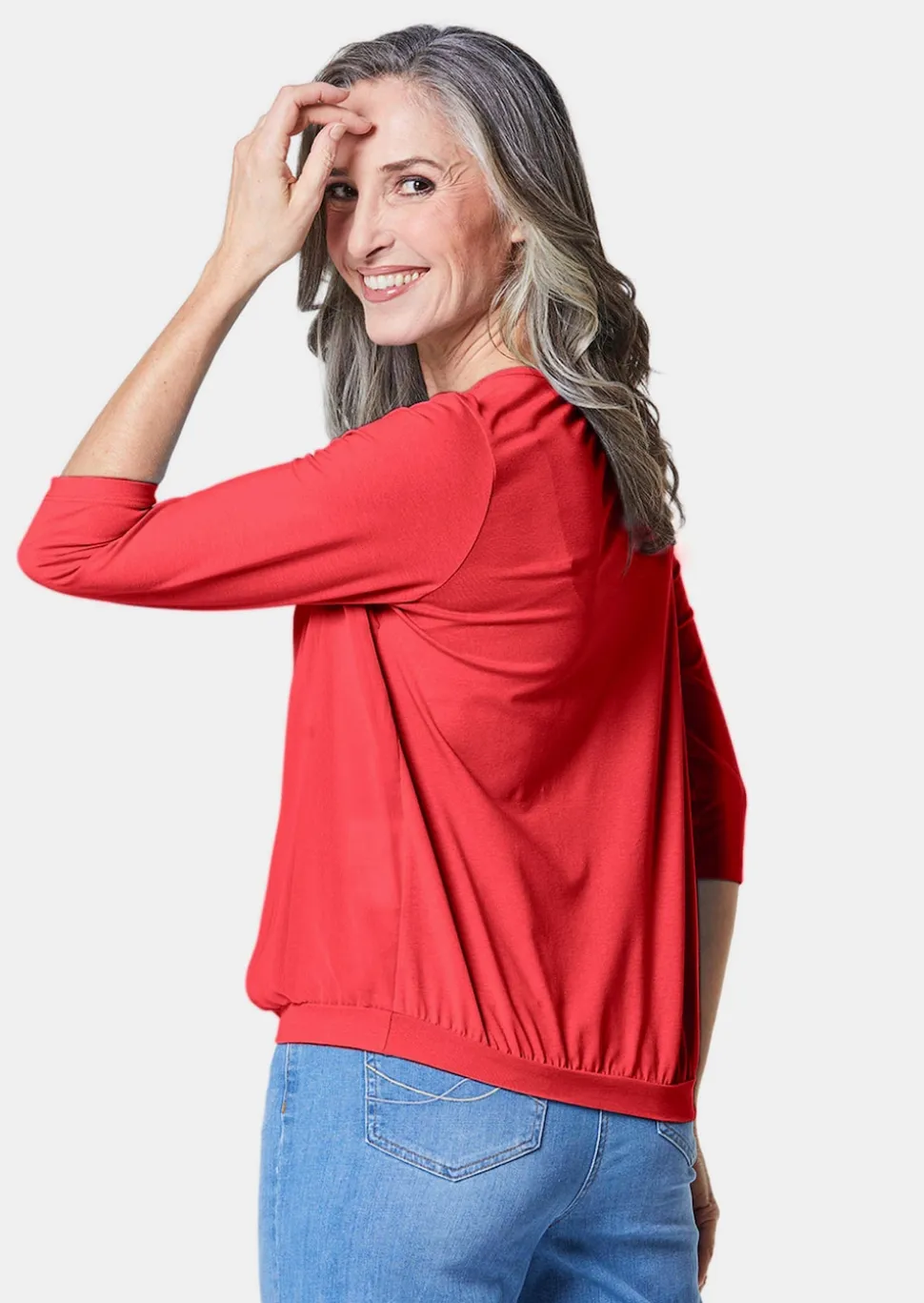 Gepflegtes Shirt in eleganter Blusen-Optik
