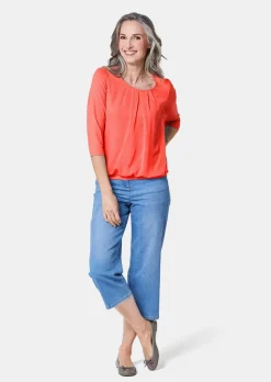 Gepflegtes Shirt in eleganter Blusen-Optik