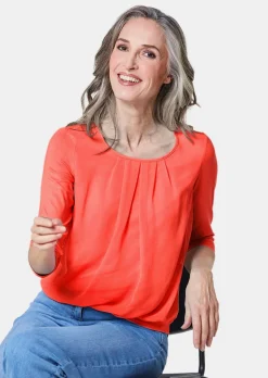 Gepflegtes Shirt in eleganter Blusen-Optik