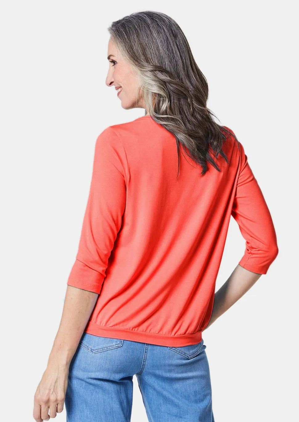 Gepflegtes Shirt in eleganter Blusen-Optik