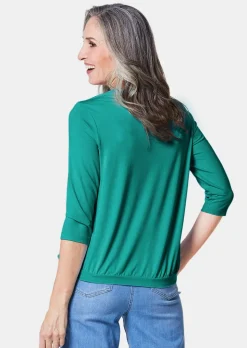 Gepflegtes Shirt in eleganter Blusen-Optik