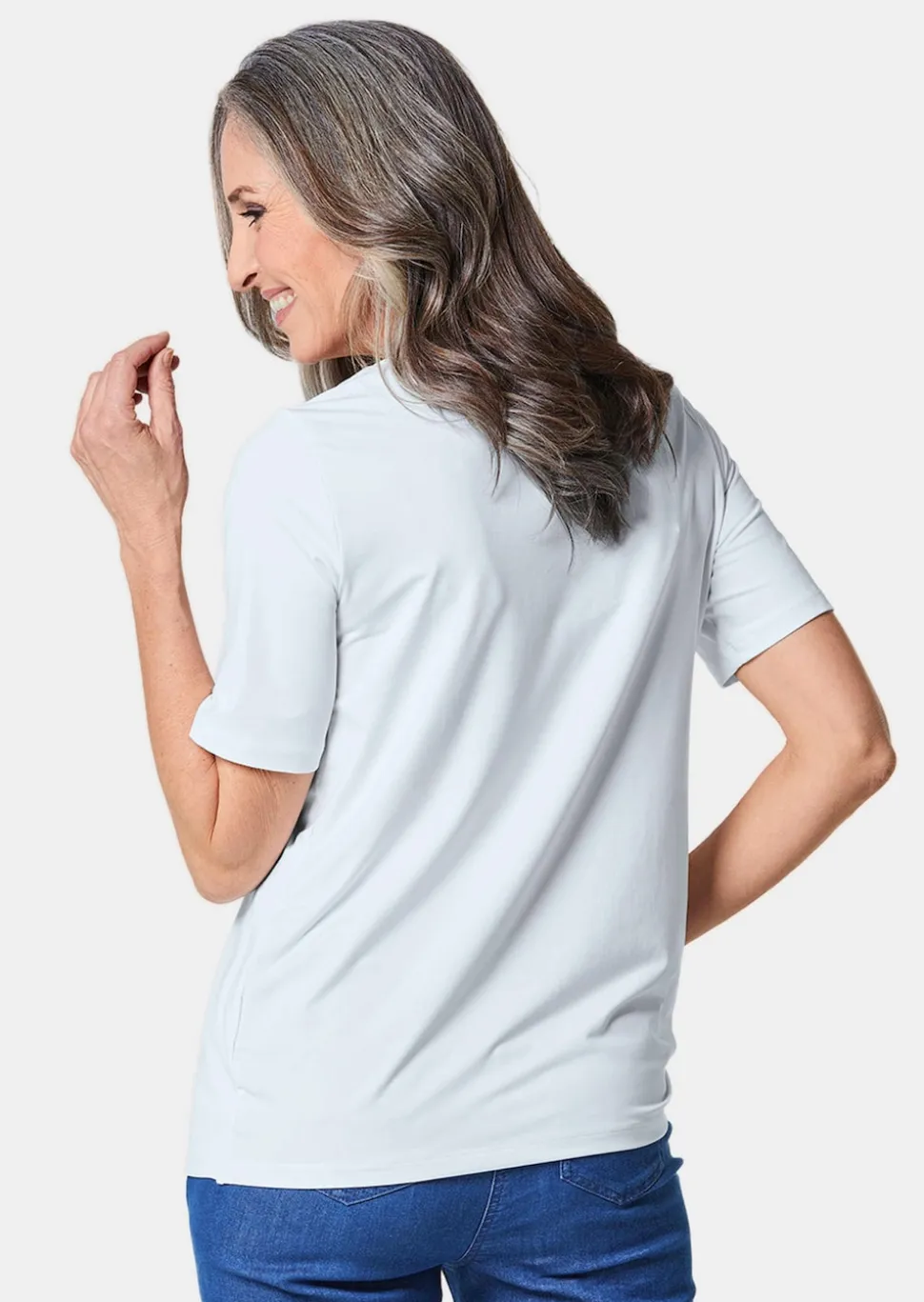 Gepflegtes Shirt in formstabiler Ware