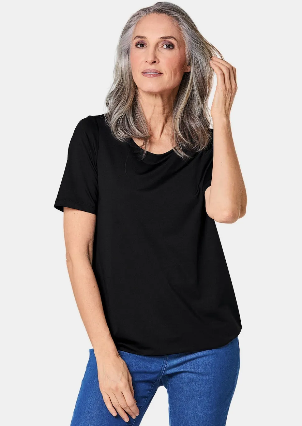Gepflegtes Shirt in formstabiler Ware