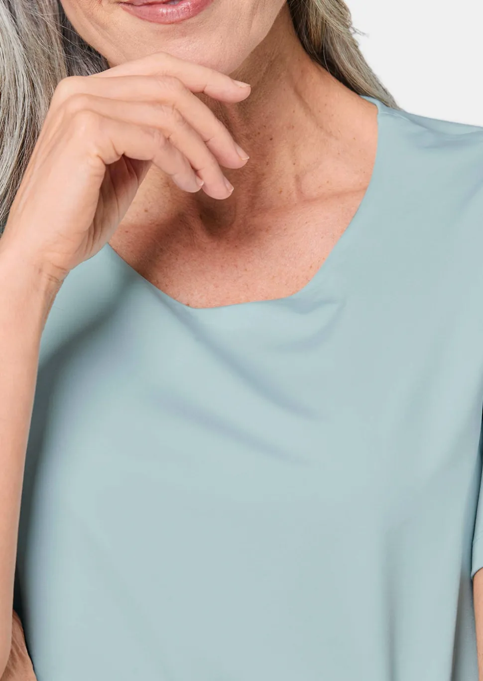Gepflegtes Shirt in formstabiler Ware