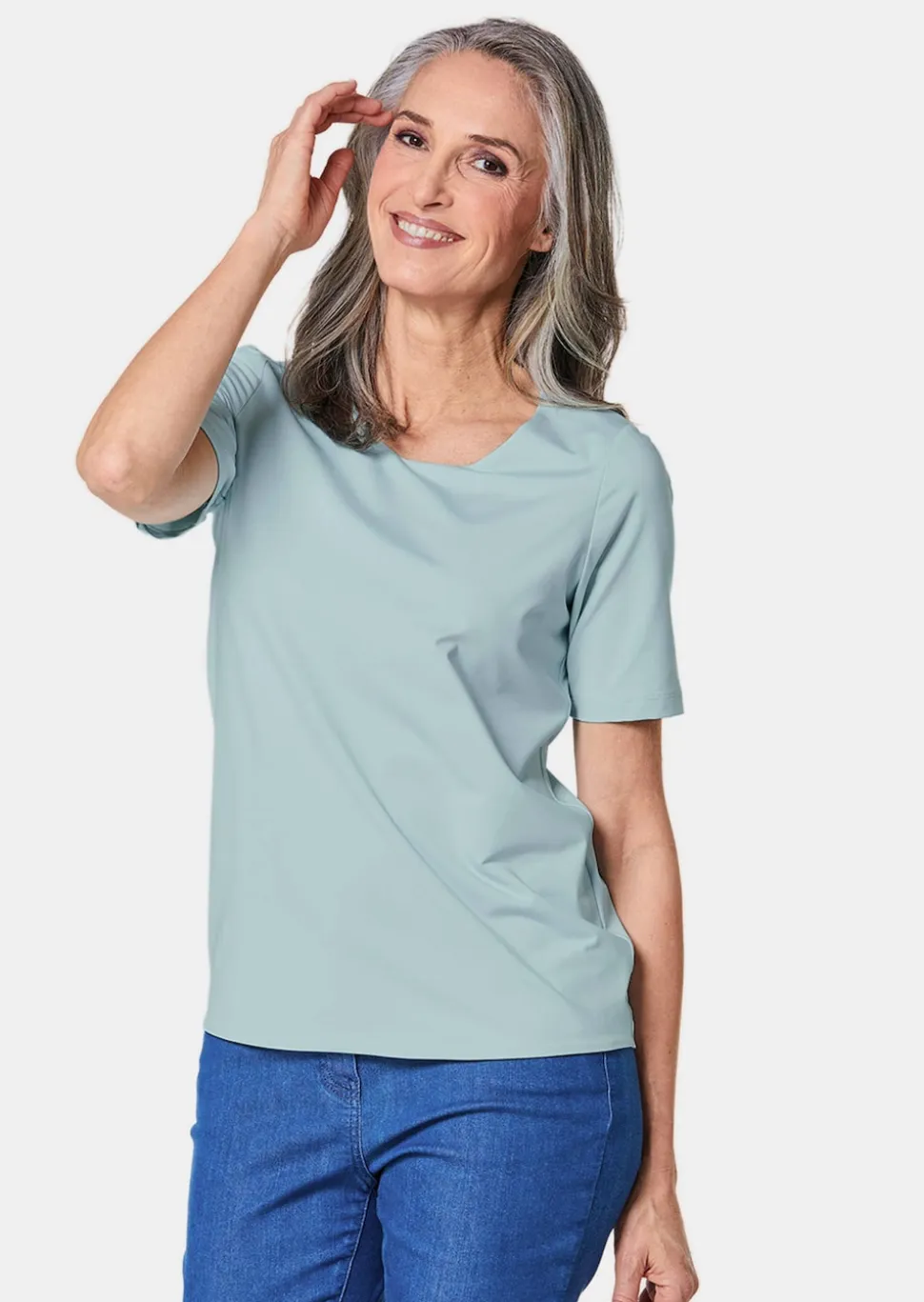 Gepflegtes Shirt in formstabiler Ware
