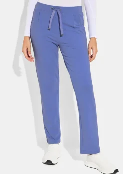 Gerade Freizeithose mit Bindeband