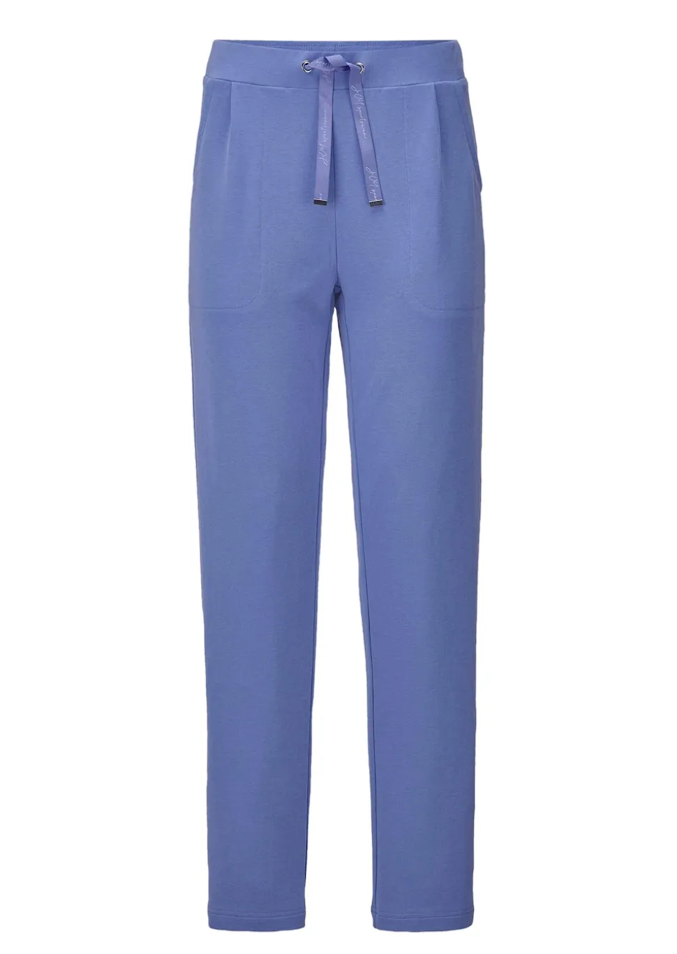 Gerade Freizeithose mit Bindeband