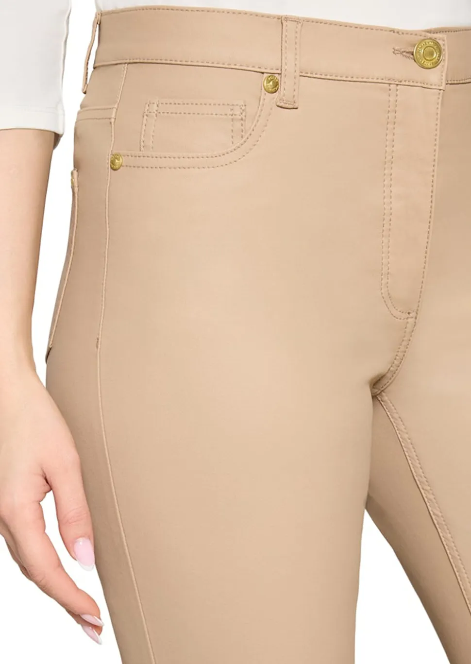 Gerade Hose "Sina Perfect Body" mit Beschichtung