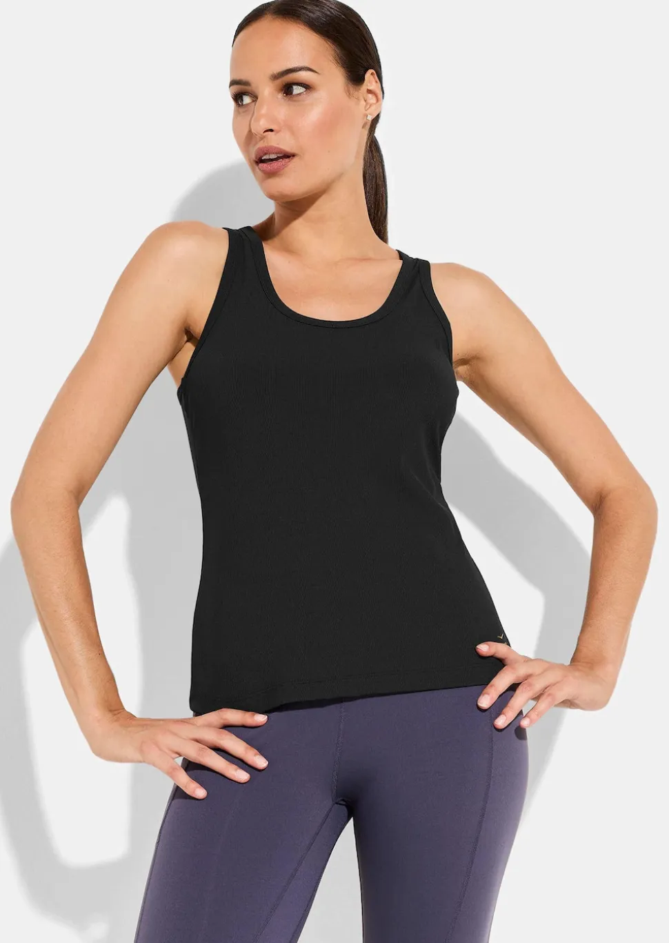 Geripptes Tanktop
