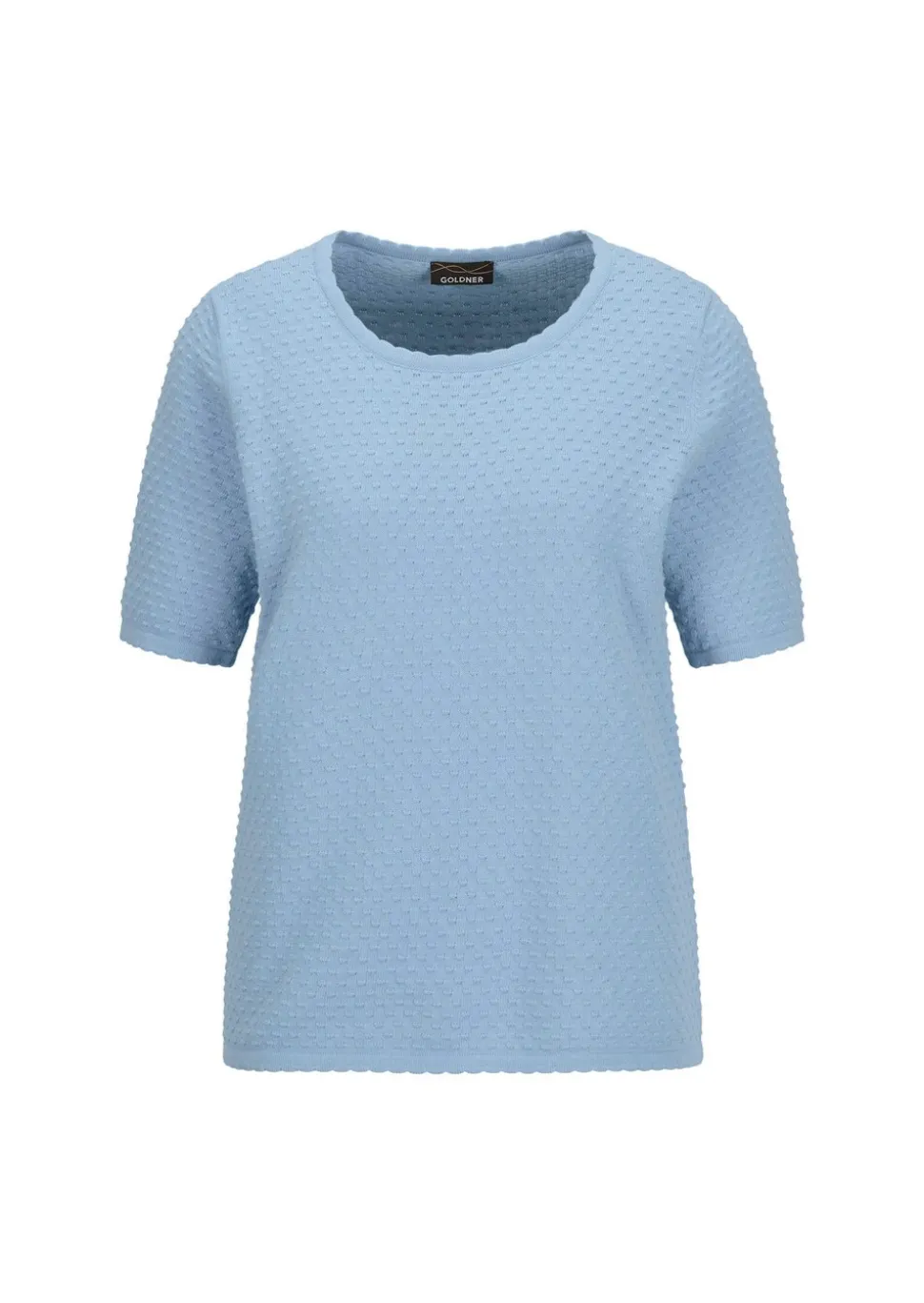 Halbarm-Pullover mit Pünktchenmuster
