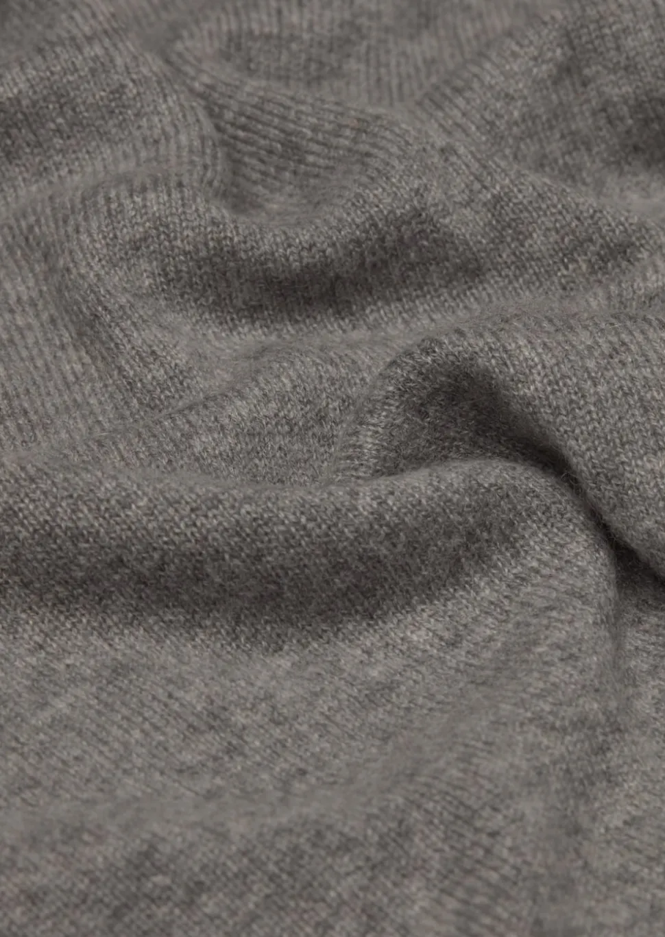 Halbarmpullover mit Rundhals aus Kaschmir