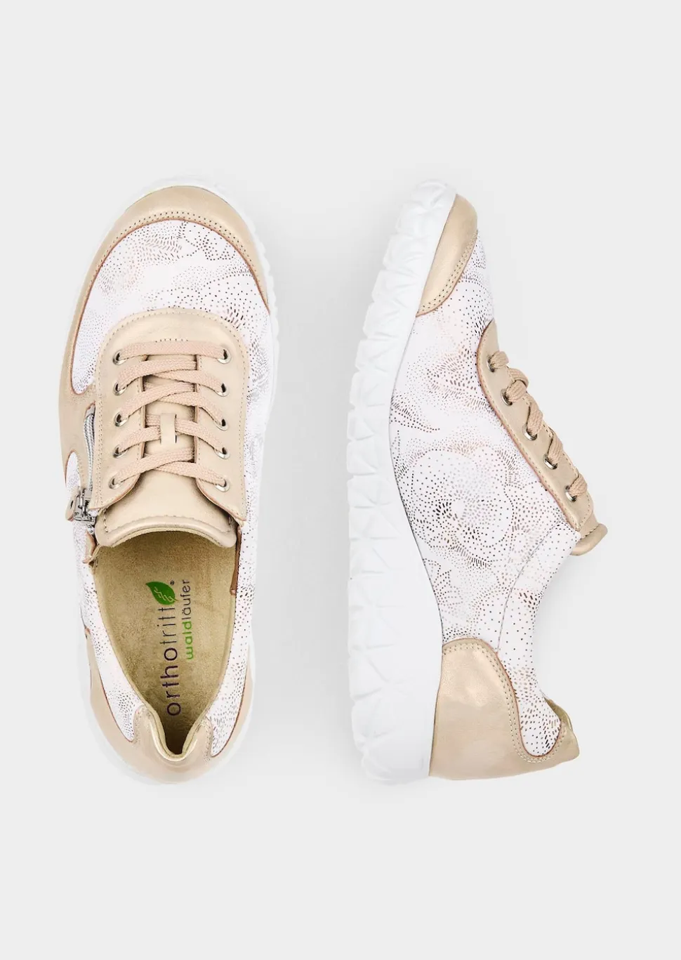 Halbschuhe mit Elastik-Einsätzen