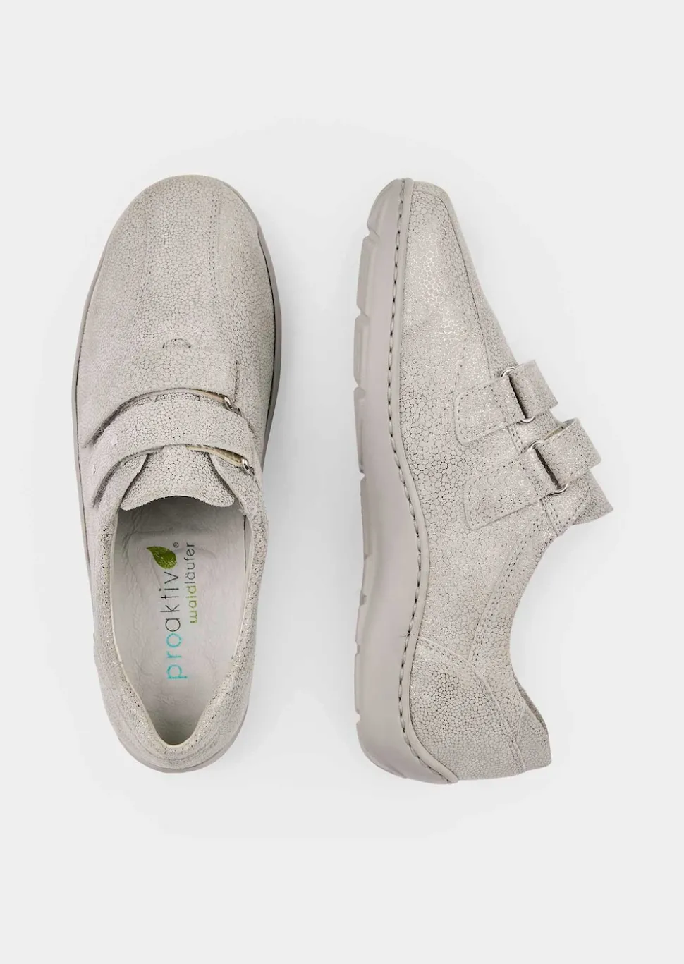Halbschuhe mit verstellbarem Klettverschluss