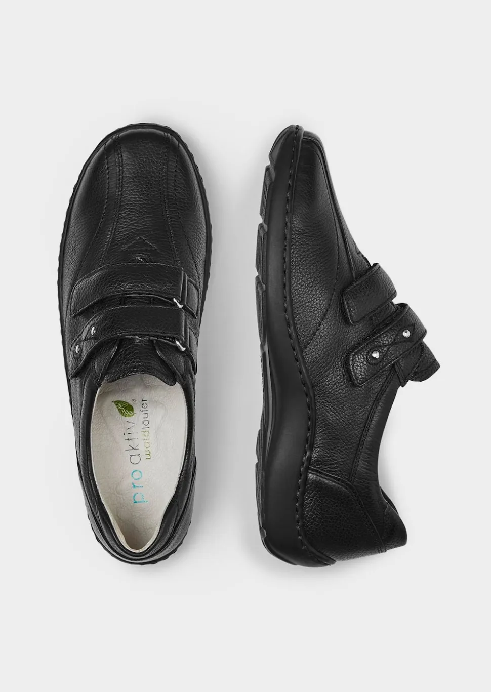 Halbschuhe mit verstellbarem Klettverschluss