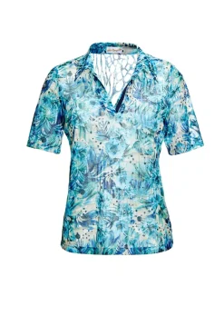 Hautangenehmes Druck-Poloshirt