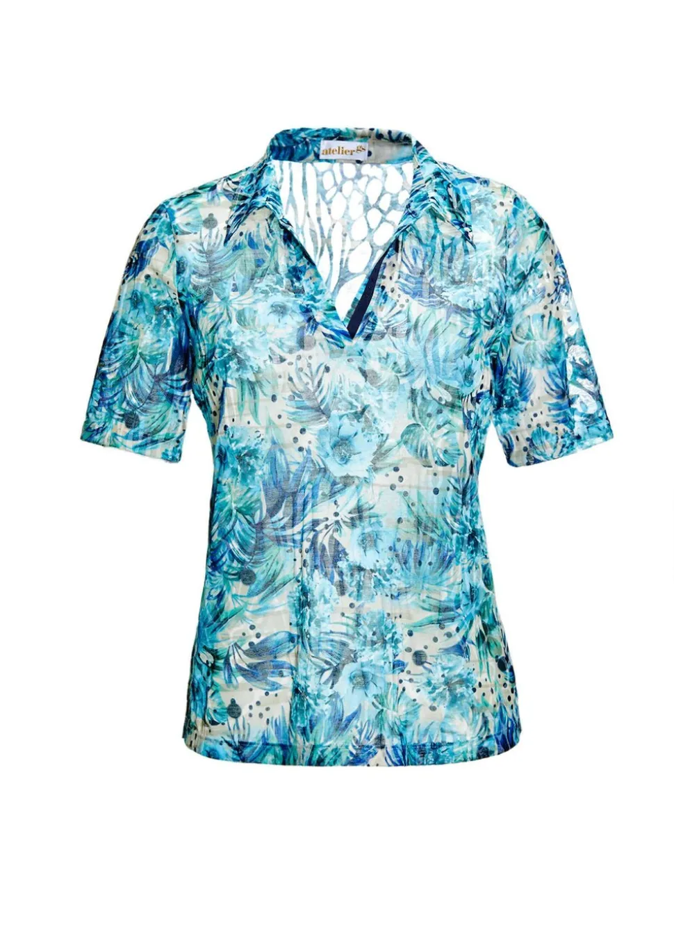 Hautangenehmes Druck-Poloshirt