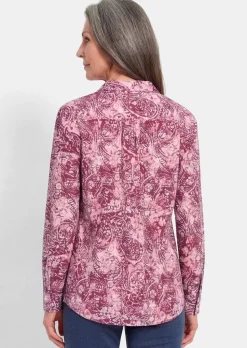Hemdbluse aus reiner Baumwolle