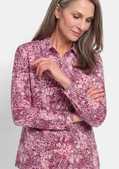 Hemdbluse aus reiner Baumwolle