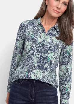 Hemdbluse aus reiner Baumwolle