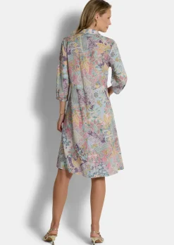 Hemdblusenkleid aus reiner Viskose
