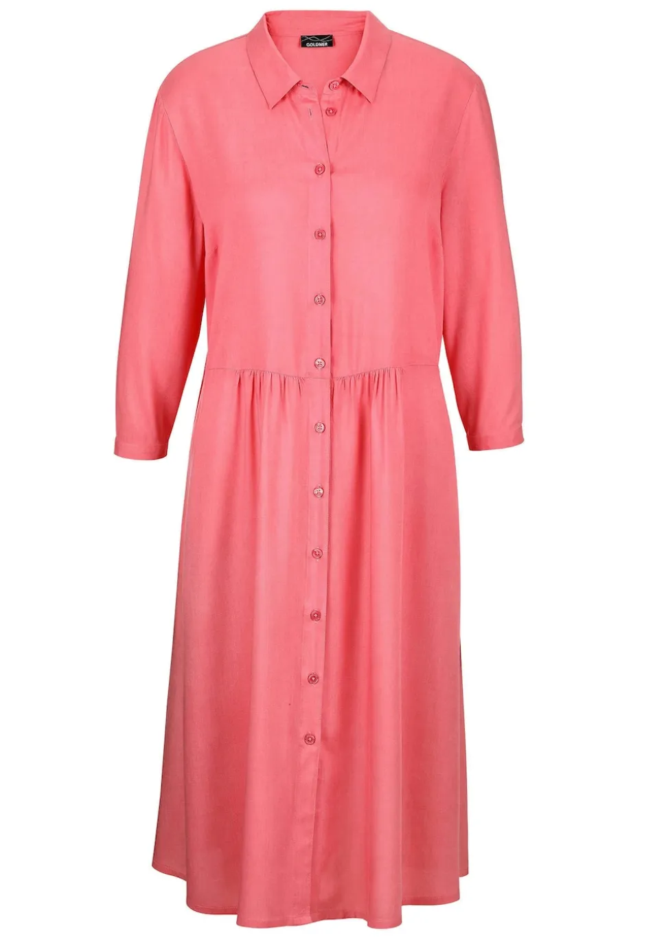 Hemdblusenkleid mit Eingrifftaschen