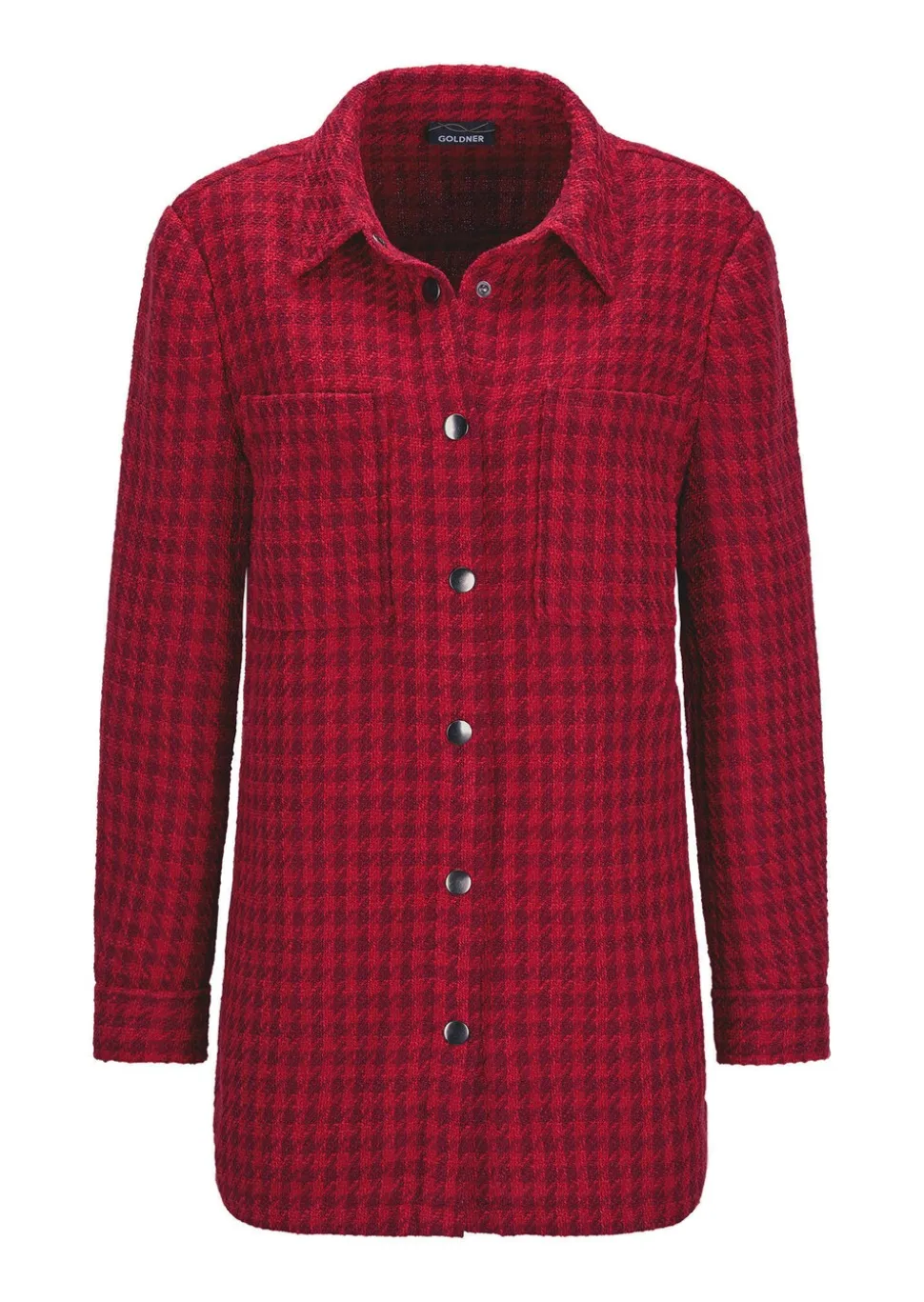 Hemdjacke aus Bouclé