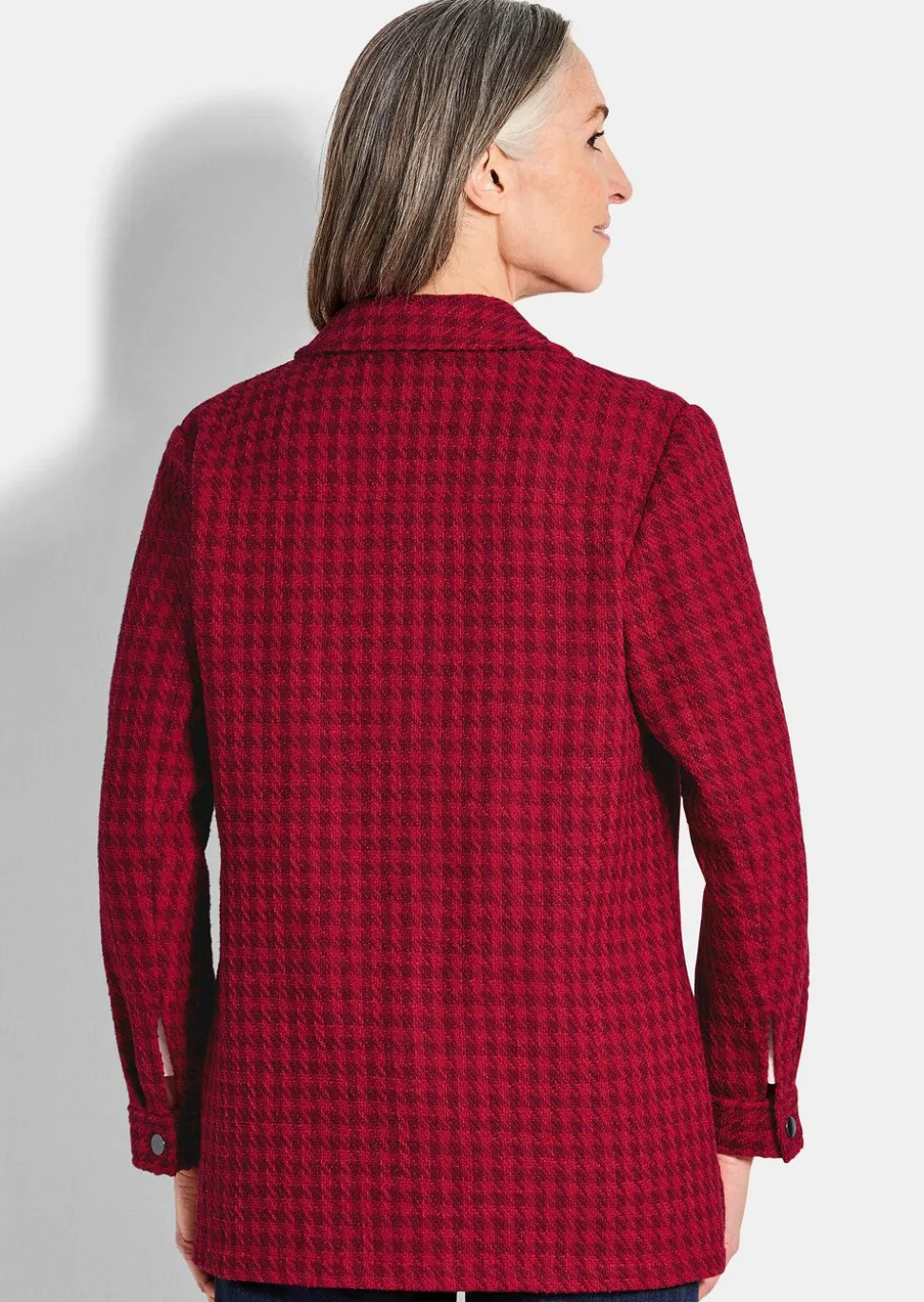 Hemdjacke aus Bouclé