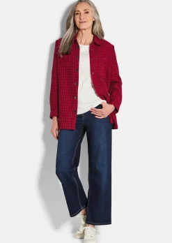Hemdjacke aus Bouclé