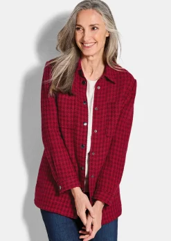 Hemdjacke aus Bouclé