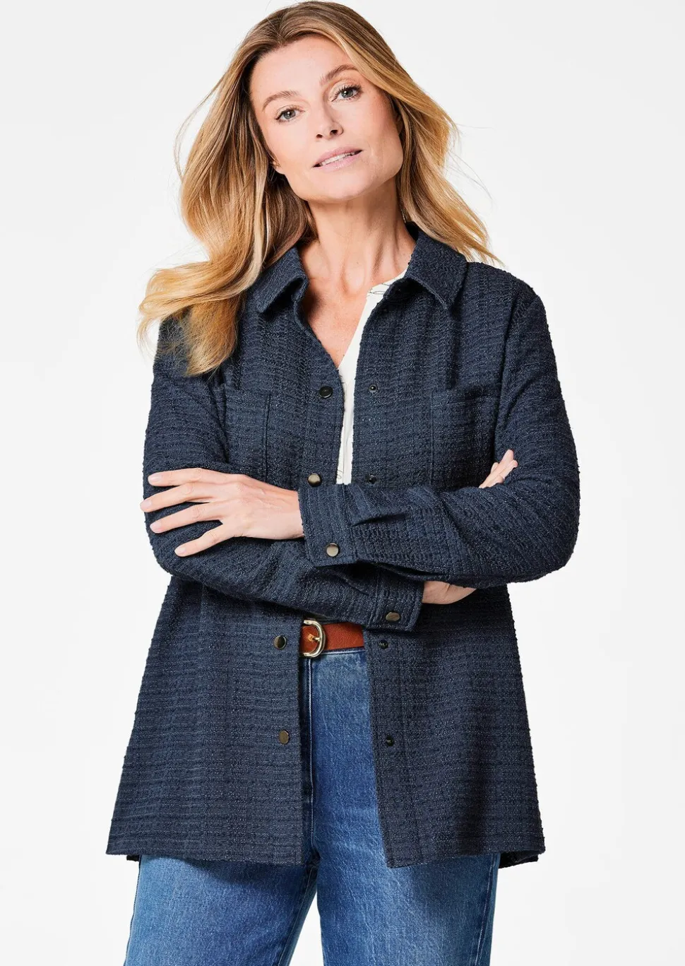 Hemdjacke in Boulcéoptik