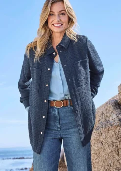 Hemdjacke in Boulcéoptik