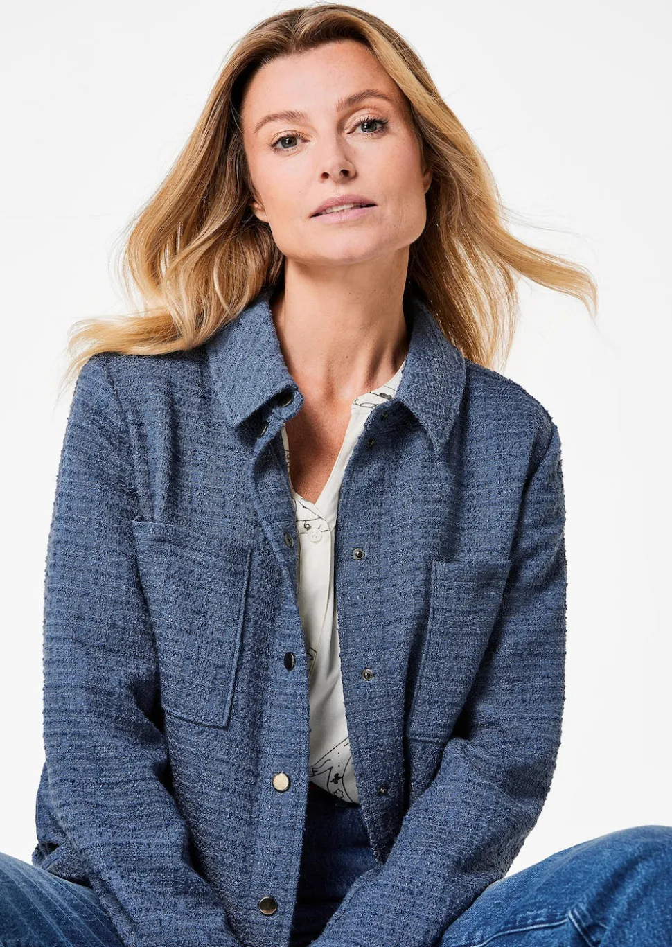 Hemdjacke in Boulcéoptik