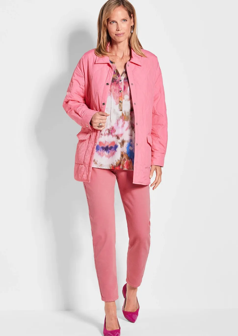 Hemdjacke in Stepp-Optik