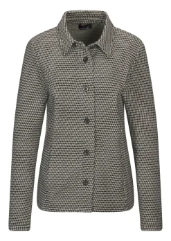 Hemdjacke mit Pepita-Muster