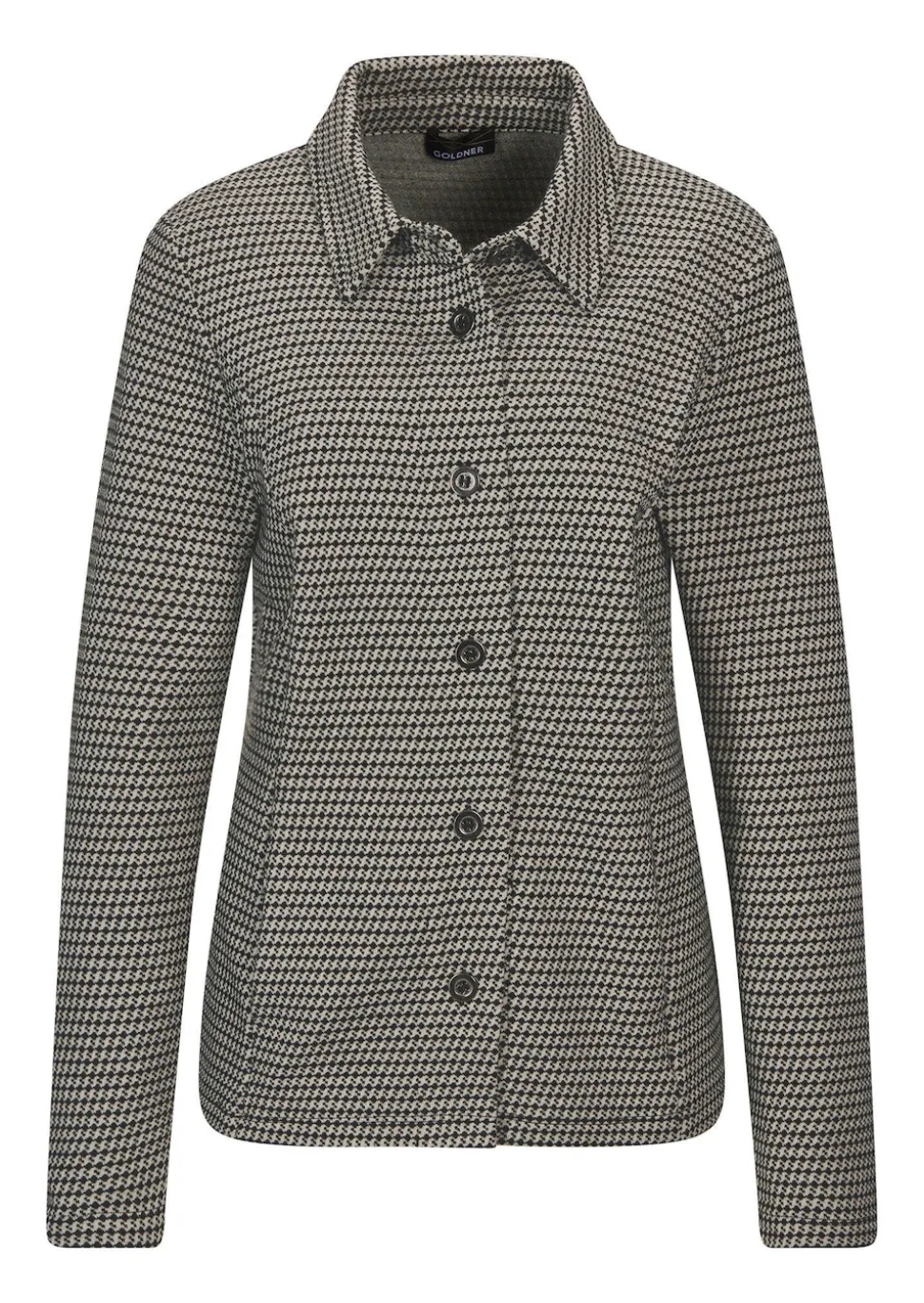 Hemdjacke mit Pepita-Muster