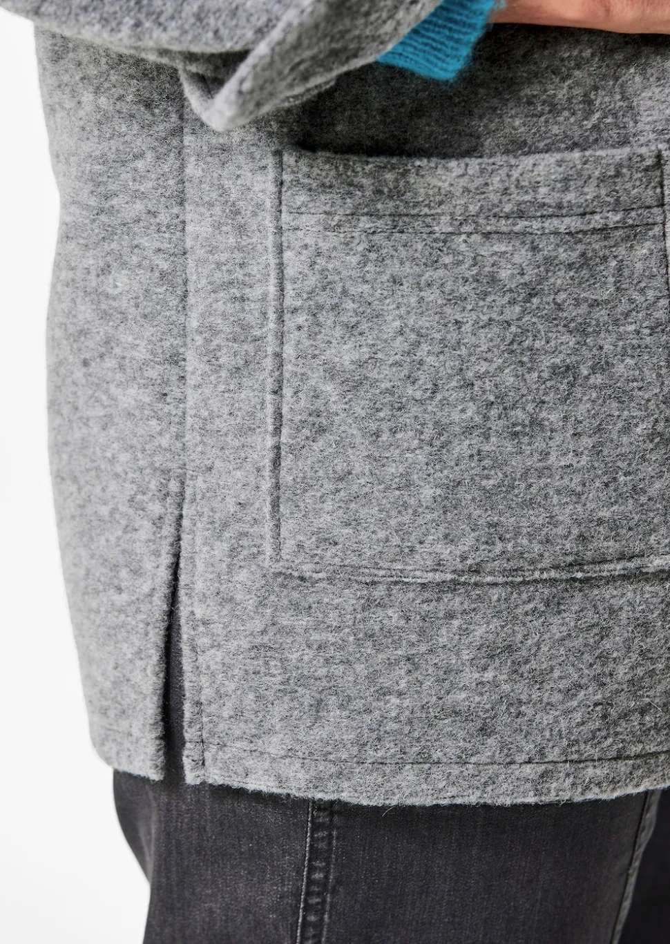 Hemdjacke mit Steg