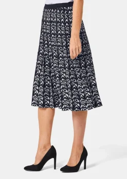 Hochwertiger Jacquard-Strickrock