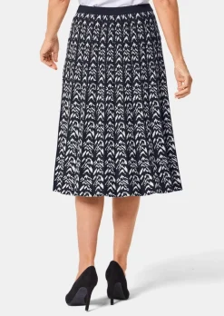 Hochwertiger Jacquard-Strickrock