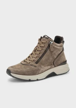 Hohe Sneaker mit Reißverschluss