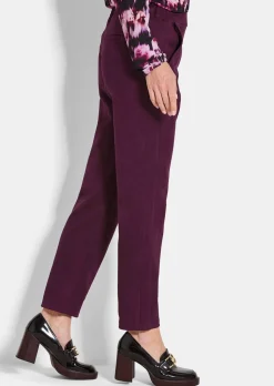 Hose LOUISA in Veloursleder-Optik